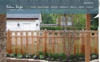 Nathan Wright Landscape Design website