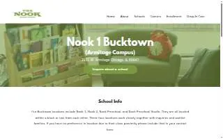 Nook Bucktown #1 Childcare & Preschool website