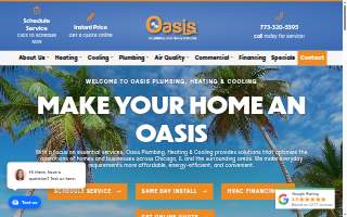 Oasis Plumbing, Heating & Cooling