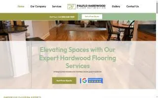 PalFlo Hardwood Floor Refinishing website