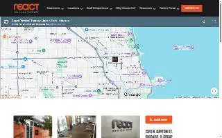 React Physical Therapy - Lincoln Park website