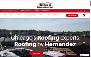 Roofing By Hernandez Inc website