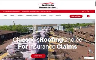 Roofing By Hernandez website