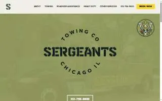 Sergeant's Towing of Chicago website
