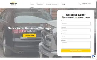 Servicio de Gruas Chicago LLC website