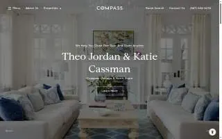 Theo Jordan & Katie Cassman at Compass | Greater Chicago Real Estate Agents website