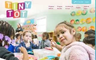 Tiny Tot Daycare website