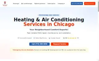Ukrainian Village HVAC website