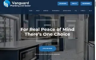 Vanguard Plumbing and Sewer, Inc. website