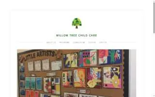 Willow Tree Childcare and Developmental Center website