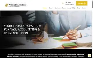 Wilson & Associates, CPAs of Chicago website