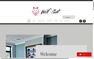 Wolf Painting and Decorative Walls website