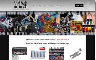 International Tattoo Supply & Manufacturer Inc. website