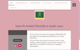 ARCH Speech Therapy, LLC website