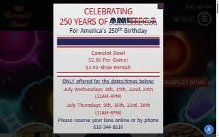 Camelot Bowl of Collinsville website