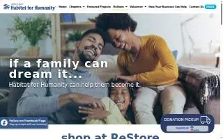 Habitat For Humanity ReStore website