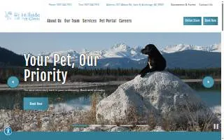 Hillside Pet Clinic of Collinsville website