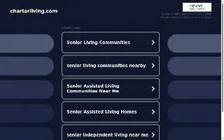 Charter Senior Living of Hazel Crest website