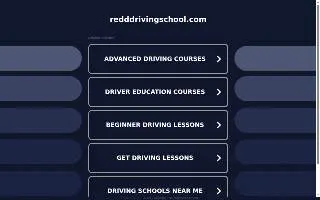 R.E.D.D. Driving School of Country Club Hills website