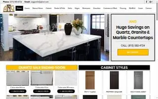 ANG Granite And Cabinets website