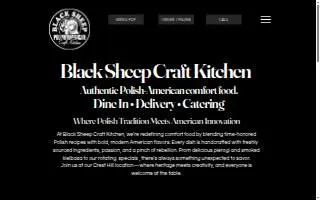 Black Sheep Craft Kitchen website