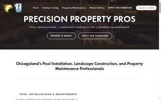 Precision Property Pros website