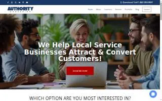 Authority Web Design of Lake in the Hills website
