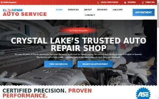 El Patron Auto Service website
