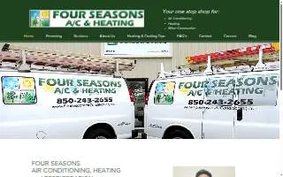Four Seasons Heating, Air Conditioning, Plumbing, & Electric of Crystal Lake website