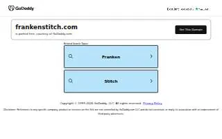 Frankenstitch Promotions LLC of Crystal Lake website