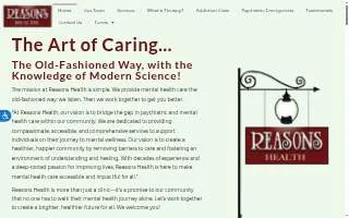 Reasons Health website