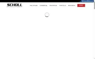 Scholl Construction Company website