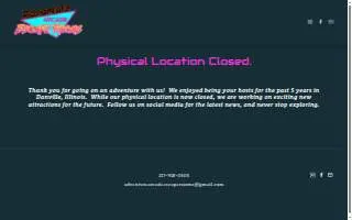 Adventure Arcade Escape Rooms of Danville website