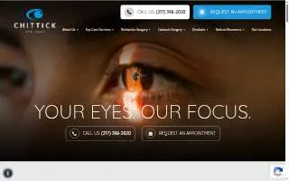 Chittick Eye Care of Danville website
