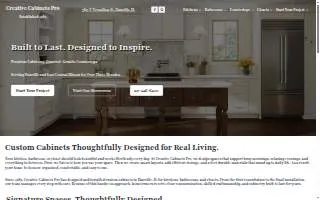 Creative Cabinets Pro Inc website