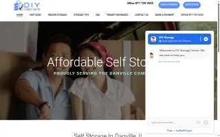 DIY Storage Center website