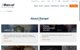 Rangel development & solutions website