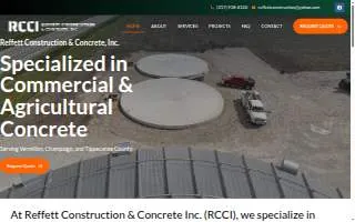 Reffett Construction & Concrete, Inc. website