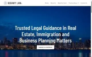Bebawy Law, PC website