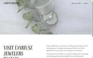 Dariusz Jewelers website