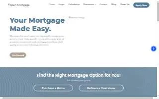 Xpert Mortgage website