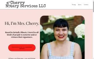 Cherry Notary Services, LLC website