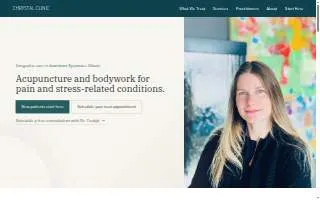 Chrystal Clinic Acupuncture & Wellness of De Kalb website
