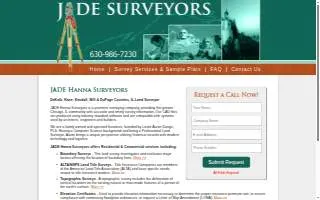 JADE Hanna Surveyors of De Kalb website