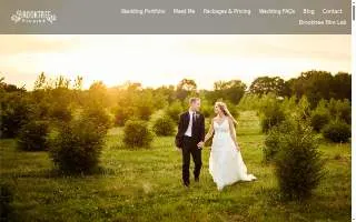 Brooktree Studios: Wedding Photography website
