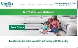 Chem-Dry Of Macon County website