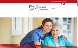 Devoted Caregivers website