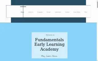 Fundamentals Early Learning Academy website