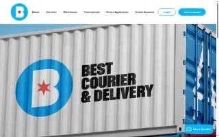 Best Courier & Delivery Services website