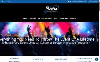 Bizar Entertainment website